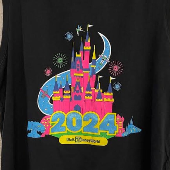 Walt Disney World 2024 "Pop Art" Castle Tank Top - Picture 1 of 4